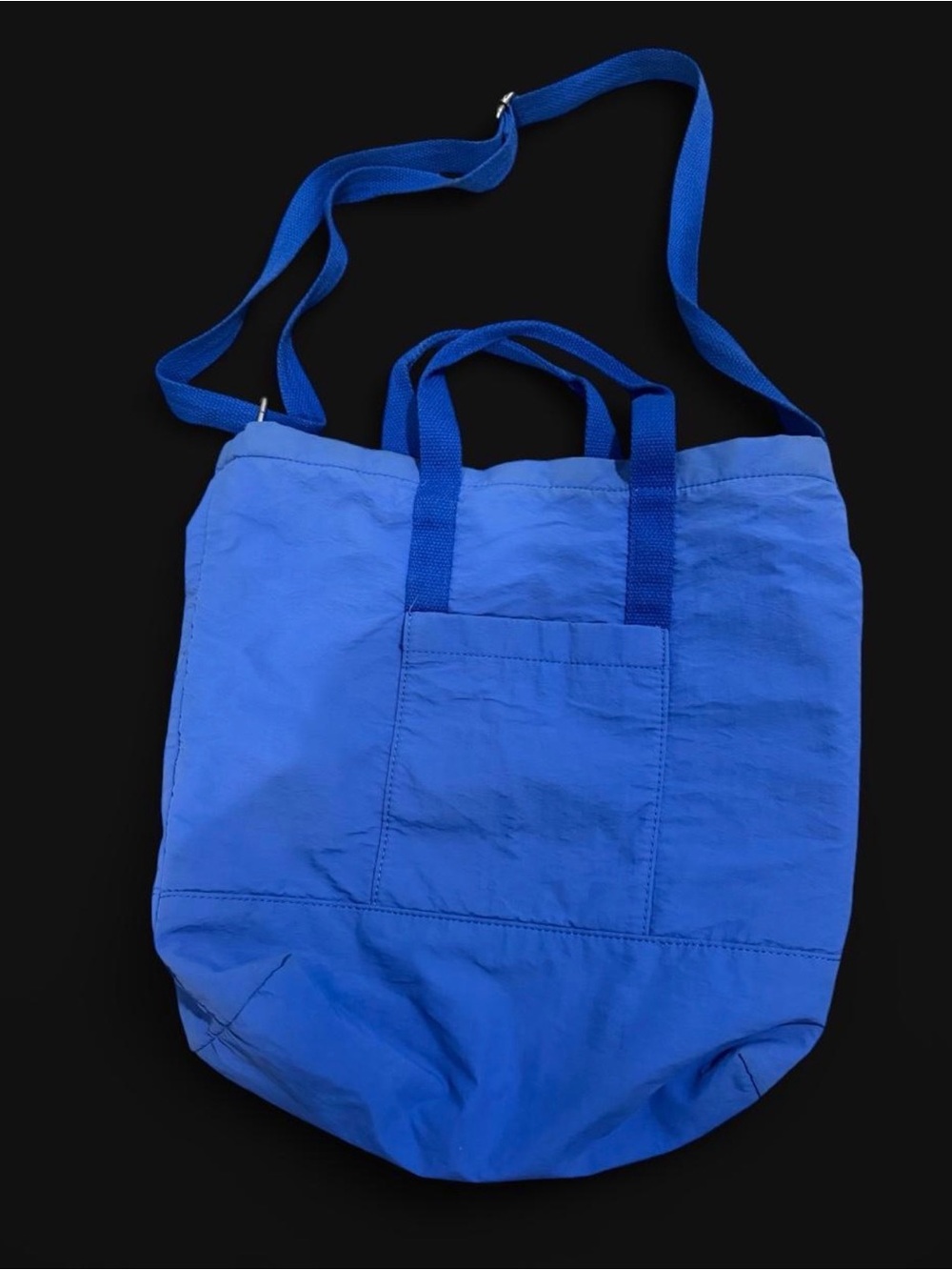Target Royal Blue Canvas Tote with Adjustable Shoulder Strap